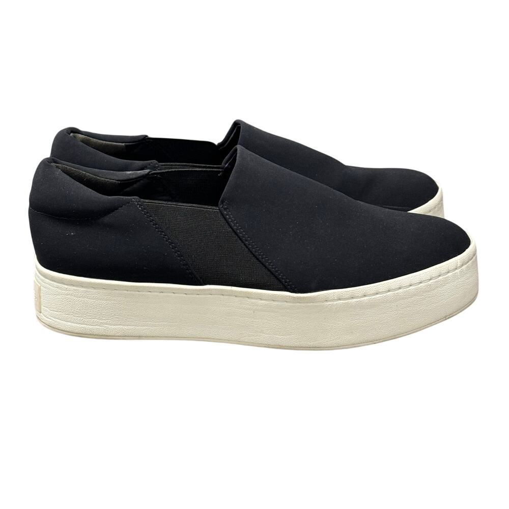 Vince Warren Women’s Black Platform Slip On Size 8